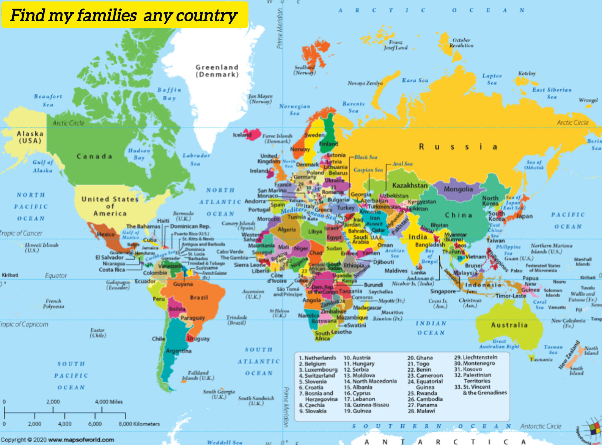 World map